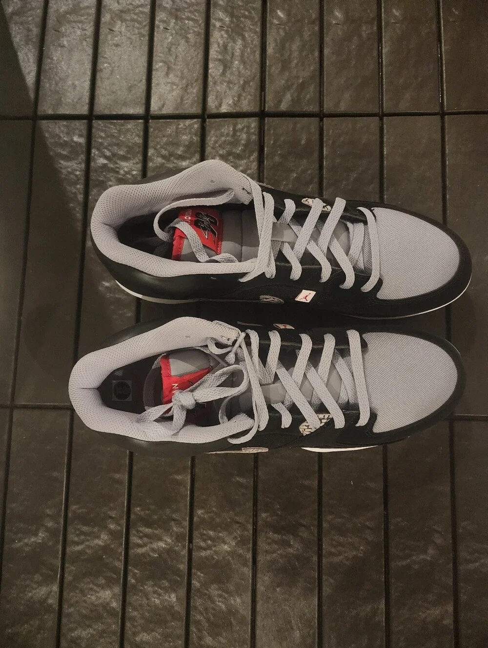 Men's Air Jordan Stadium 90 Cleat 'Black Cement' Football Cleats